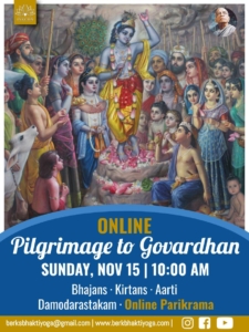 Online Pilgrimage to Sri Govardhan (Online Parikrama & Pastimes) @ Online - Please Register for Details